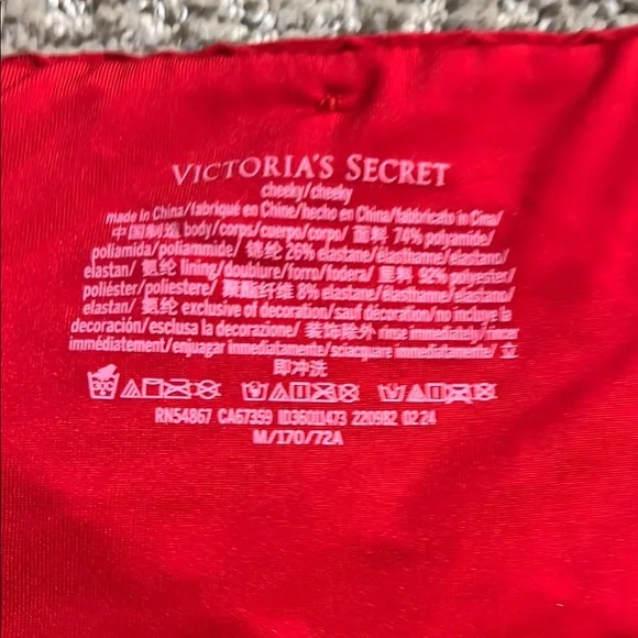 Victoria's Secret Red Cheeky Bikini Bottom - Picture 2 of 4
